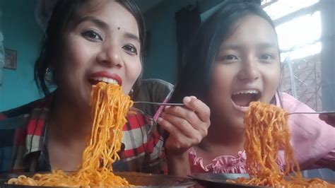 X Spicy Current Noodles Challenge Jenishamoktanlimbu