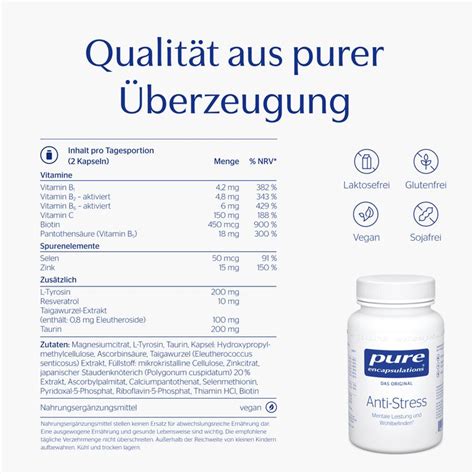 Pure Encapsulations Anti Stress 60 St Shop Apotheke