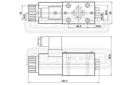 A1 10 68 017 12 ЕЛЕКТРОМАГНІТНИЙ КЛАПАН 2 POZ CETOP 3 NG6 UB 12V