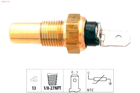 EPS CZUJNIK TEMPERATURY WODY FORD 1 830 115 za 28 19 zł z Raba Wyżna