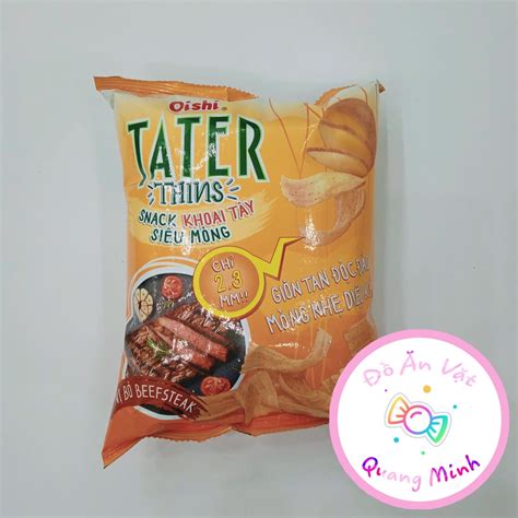 Mua Bán Sỉ Bịch Bim Bim Oishi Snack Khoai Tây Siêu Mỏng Tater Thins Vị