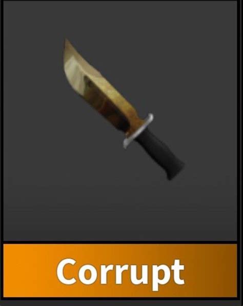 Roblox Murder Mystery 2 Mm2 Corrupt Knife 電子遊戲 遊戲機配件 遊戲週邊商品 Carousell