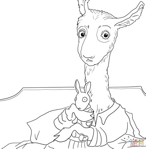 Llama Llama Red Pajama Coloring Page | Free Printable Coloring Pages ...