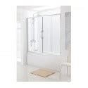 Lakes Classic Over Bath Semi Frameless Double Slider Door Mm X Mm