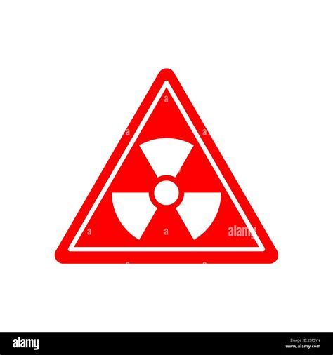 Signe De Danger De Rayonnement Attention Dangers Chimiques Panneau D