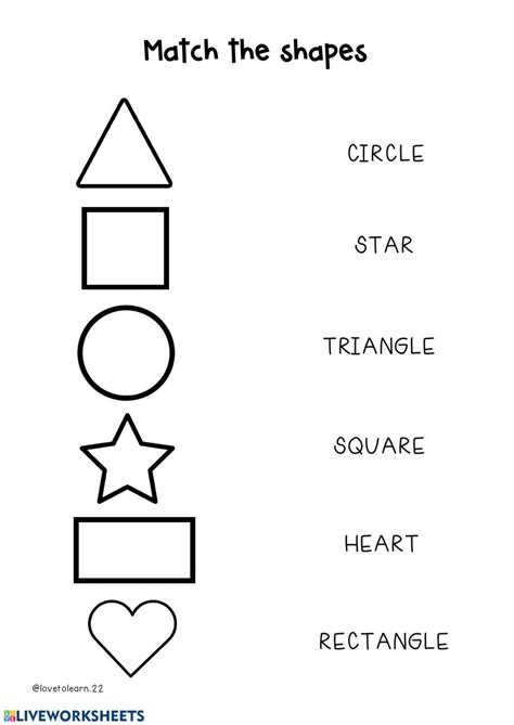 Geometric Shapes Interactive Worksheet Live Worksheets Worksheets Library