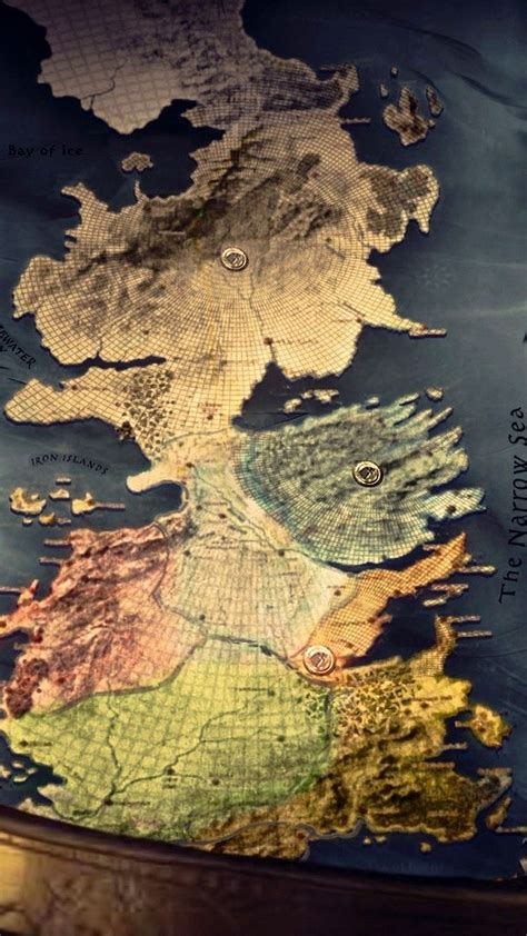 Game Of Thrones Map Seven Kingdoms 3D