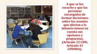 El derecho de las niñas y los niños PPT