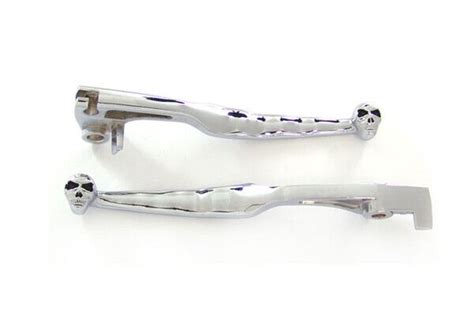 Clutch Brake Skull Hand Levers For 2001 2004 Suzuki Intruder Volusia