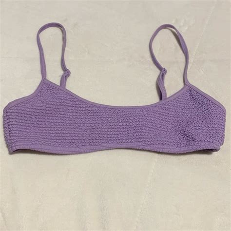 PacSun Swim Pacsun La Hearts Purple Bikini Top Poshmark