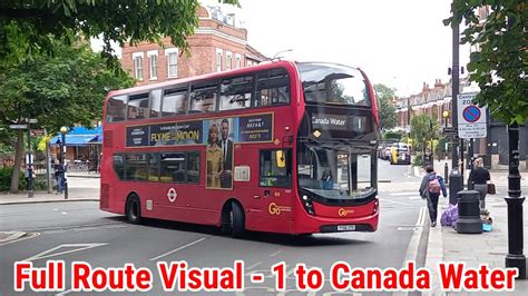 Full Route Visual London Bus Route Hampstead Heath To Canada