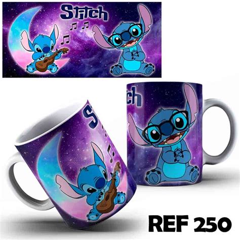 Caneca Personalizada Lilo Stitch Porcelana Presente Brinde Xicara