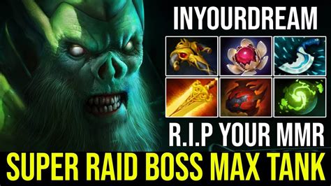 Inyourdream [necrophos] Super Raid Boss Build Max Tank 21kills Crazy Game 7 19d Dota 2