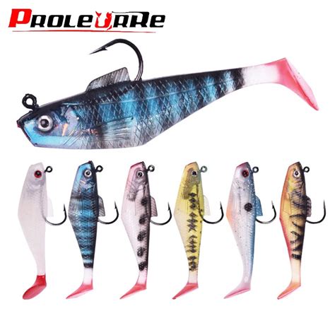 1 Sztuk Silikonowe Swim Tail Jigging Wobblers Mi Kka Przyn Ta Fishing