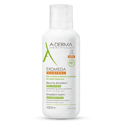 A Derma EXOMEGA Control Baume émollient 400 ml commander ici en ligne