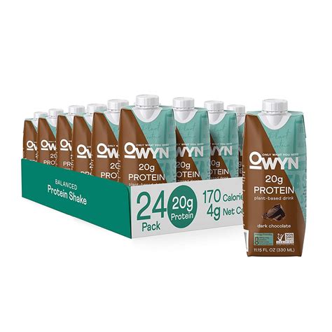 Owyn Plant Based Nutrition Drink Dark Chocolate G Protein Oz