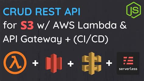 Build Deploy A Serverless CRUD REST API For S3 W API Gateway AWS