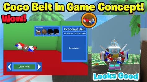 Coco Belt In Game Concept Bee Swarm Simulator Youtube