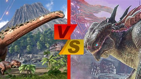 Titanosaur vs King Titan (ARK) | SPORE - YouTube