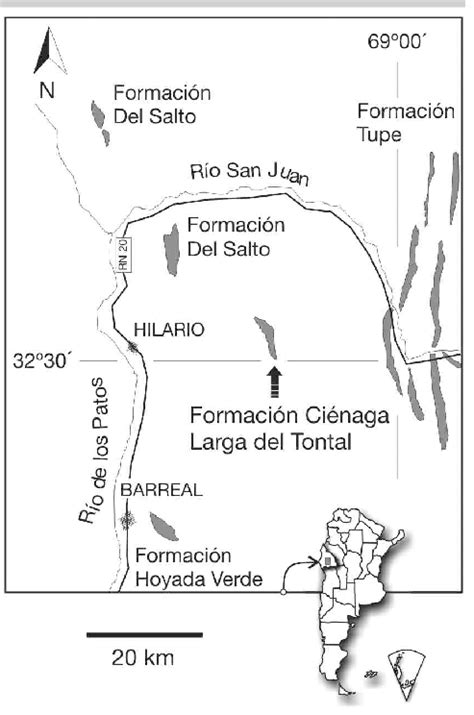 Mapa De Ubicaci N De La Formaci N Ci Naga Larga Del Tontal Carbon Fero