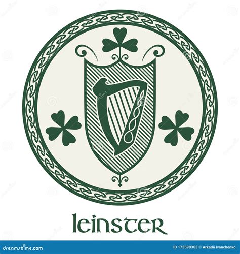 Diseño Celta Irlandés En Estilo Vintage Retro Diseño Irlandés Con