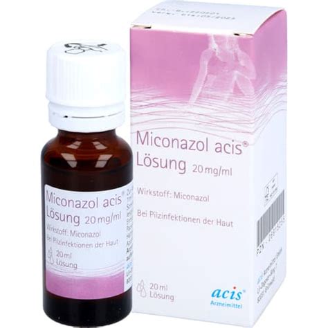 Miconazol acis Lösung Antimykotikum 20 ml Lösung