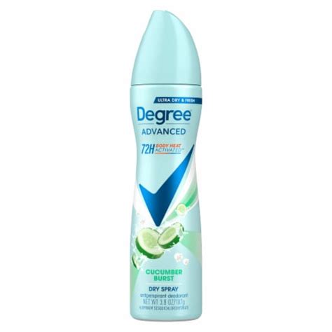 Degree Antiperspirant Deodorant Cucumber Burst Spray For Women With