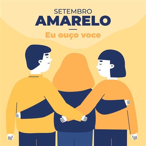 Premium Vector Setembro Amarelo Concept