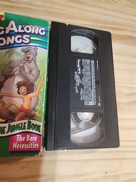 Disneys Sing Along Songs The Jungle Book The Bare Necessities Vhs 1994