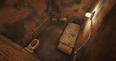 Abandoned Prison Cell | 3D Interior | Unity Asset Store