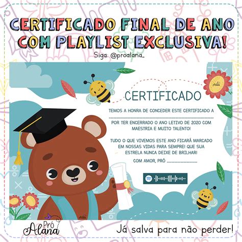 Pr Alana Ribeiro Certificado Educa O Infantil