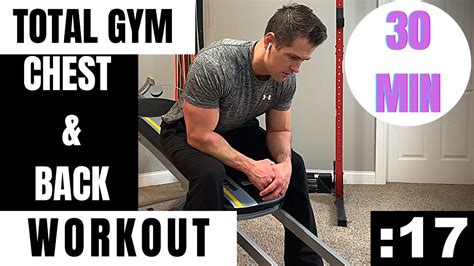 Total Gym Chest And Back Workout Follow Along 30 Min Youtube