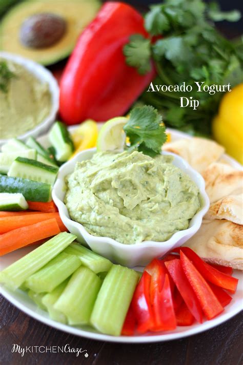 Avocado Yogurt Dip My Kitchen Craze