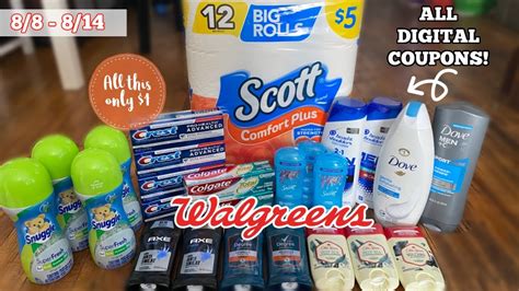 Walgreens Couponing 24 ITEMS 6 MONEYMAKER Extremely Easy Digital