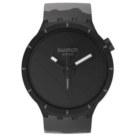 Montre Mixte Swatch Big Bold Bioceramic Basalt Sb B Au Meilleur