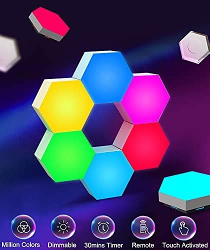 Luces Hexagonales Con Control Remoto Luces Led Rgb Inteligentes Paneles