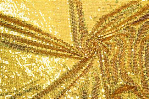 Fabric Solid Sequin Stretch Gold 52 Inches Wide Sold By The 12 Yard Etsy