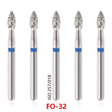 X Dental Diamond Burs Fg Mm For High Speed Handpiece Fo Flame