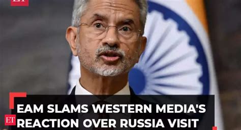 EAM Jaishankar EAM Jaishankar Slams Western Media S Reaction Over