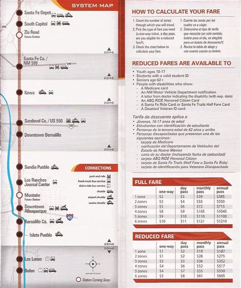 New Mexico Rail Runner Express Timetable August Flickr