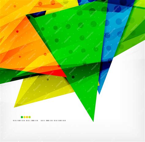 Premium Vector Modern 3d Glossy Overlapping Triangles