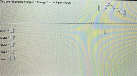 Solved Find The Measures Of Angles Through Degree