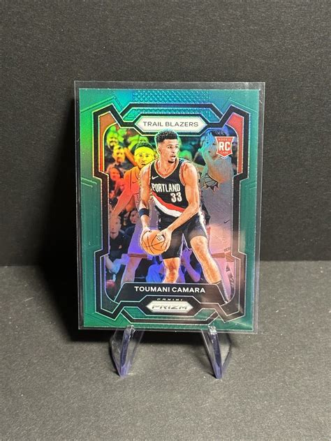 Panini Prizm Green Toumani Camara Rookie Portland Trail Blazers