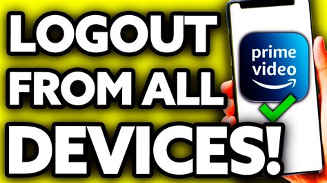 How To Logout From All Devices In Amazon Prime Very Easy Youtube