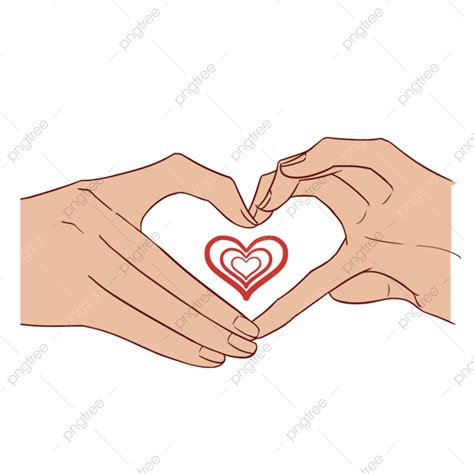 Heart Gesture Png Image Heart Gesture Confession Png Image