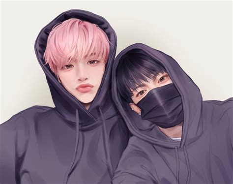 ㅋㅋ On Twitter Fan Art Kpop Fanart Kpop Guys