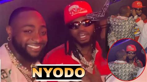 Tazama Diamond Aonyesha Wazi Anabifu Na Davido Baada Ya Kuonana Kwenye