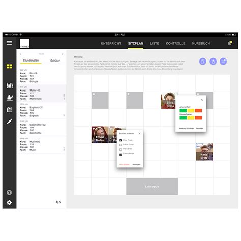 Timetex Web App Schulplaner Digitale Lehrerkalender Lehrerplaner