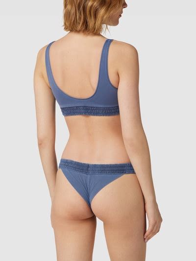 Kup online Calvin Klein Underwear Top bikini z naszywką z logo