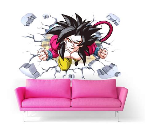 Sticker Mural Dragon Ball Goku Ssj Sangoku Univers